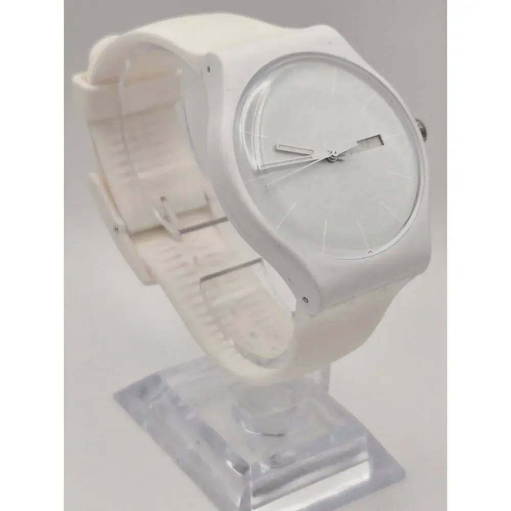 Swatch Random Ghost SUOK111 Clear Jelly Swiss Watch 41mm